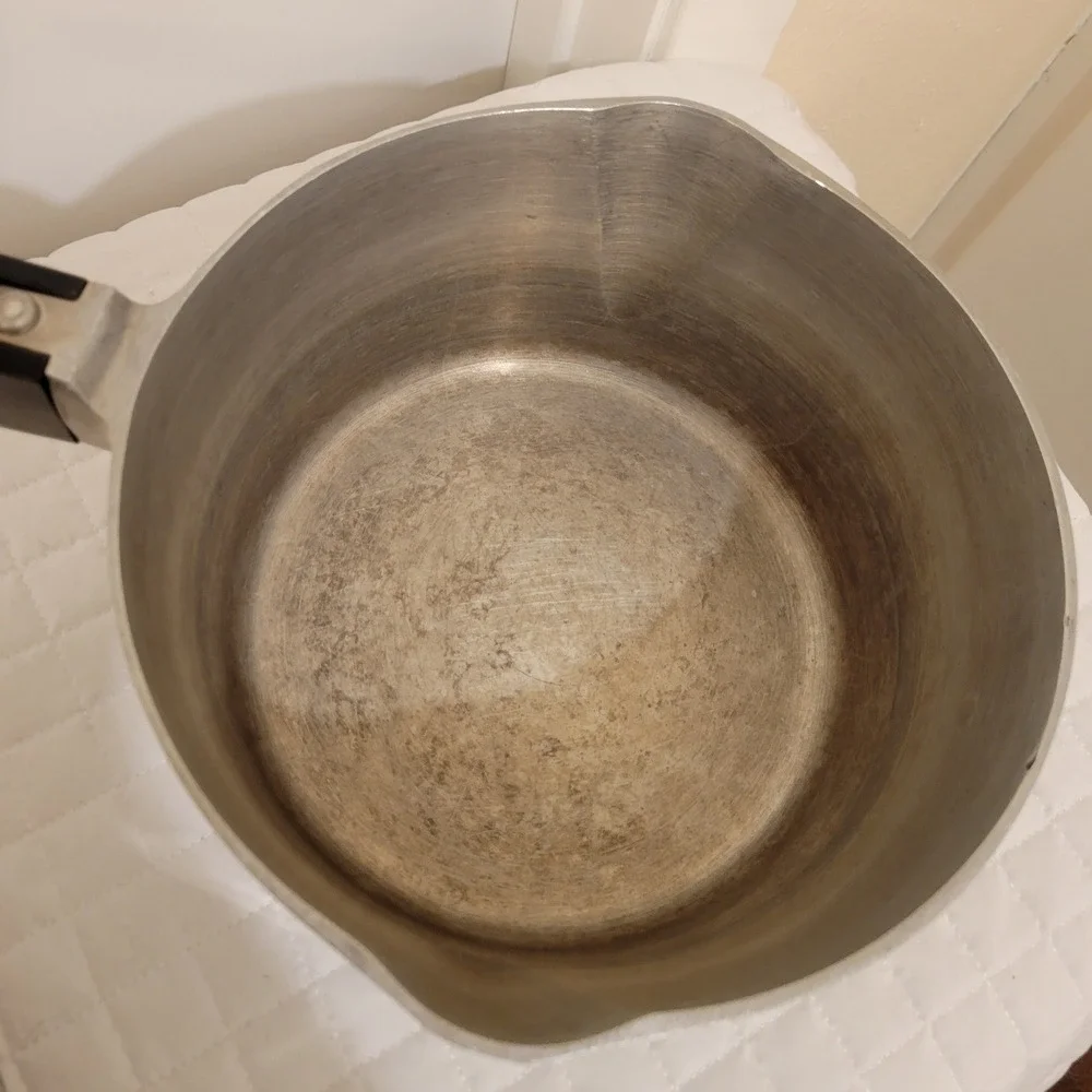 VTG GHC Magnalite Guardian Service Cast Aluminum Pot Pour Spouts Lid MCM Kitchen